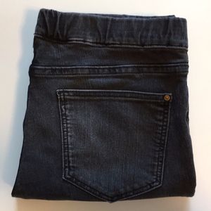 Zara Woman faded black ankle zip jegging